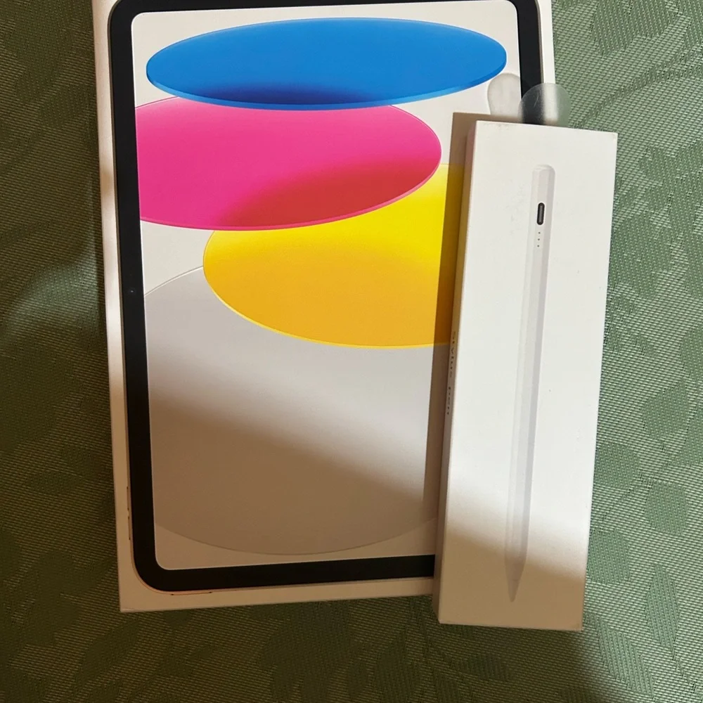 Apple iPad with Apple Pencil - Black and White